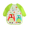 Cute Baby Bibs Waterproof Long Sleeve Apron Children Feeding Smock  Bib Burp Clothes Soft  Eat Toddler Baberos Bavoir Clothing