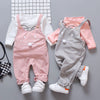 Spring newborn baby girls clothes sets fashion suit T-shirt + pants suit baby girls outside wear  sports suit clothing sets