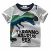 Cartoon Print Baby Boys Dinosaur T Shirt For Summer Infant Kids Boys Girls Lion T-Shirts Clothes Cotton Toddler Letter Tops