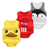 Baby Bag Fart Summer Pure Cotton Vest Clothes Baby Boy Sleeveless Cartoon Bodysuit 2019 New Clothes Newborn Girl Climbing Pajama