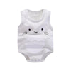 Baby Bag Fart Summer Pure Cotton Vest Clothes Baby Boy Sleeveless Cartoon Bodysuit 2019 New Clothes Newborn Girl Climbing Pajama