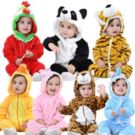 2019 Infant Romper Baby Boys Girls Jumpsuit New born Bebe Clothing Hooded Toddler Baby Clothes Cute Panda Romper Baby Costumes