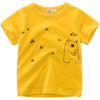 Cartoon Print Baby Boys Dinosaur T Shirt For Summer Infant Kids Boys Girls Lion T-Shirts Clothes Cotton Toddler Letter Tops